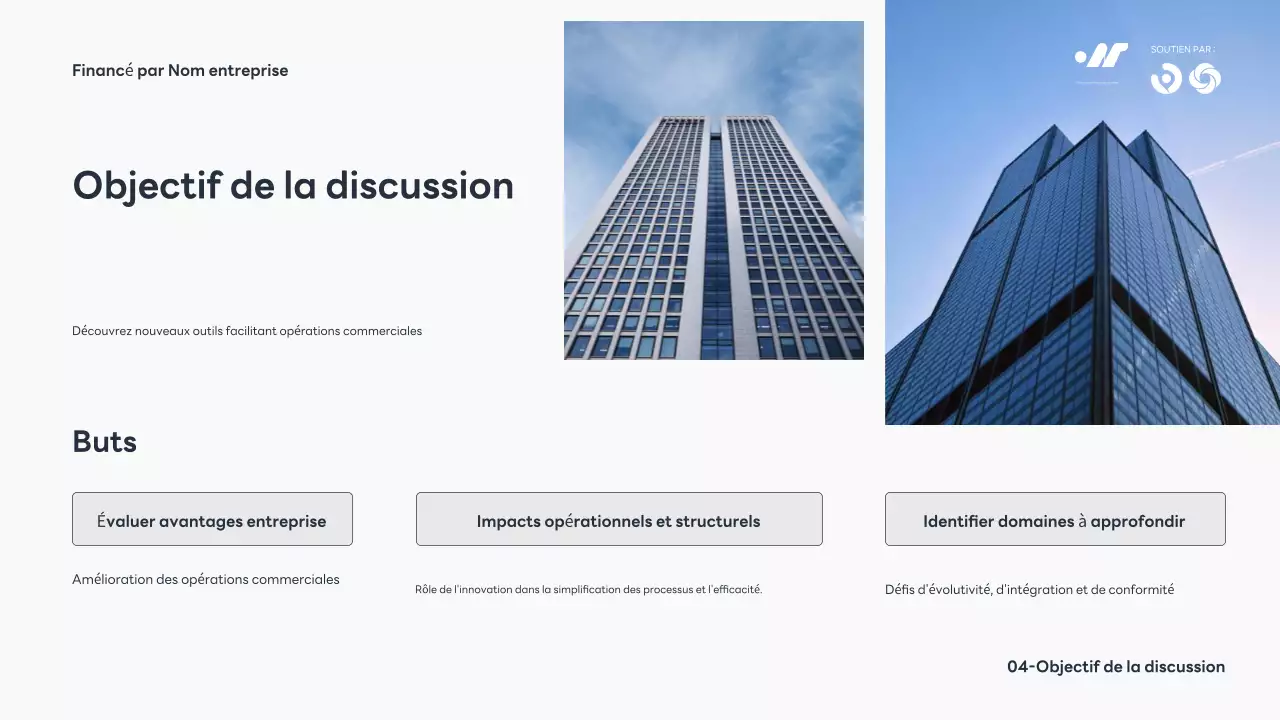 Annonce de la conférence Blue Modern