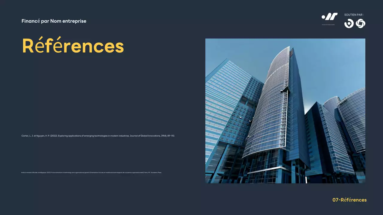 Annonce de la conférence Blue Modern