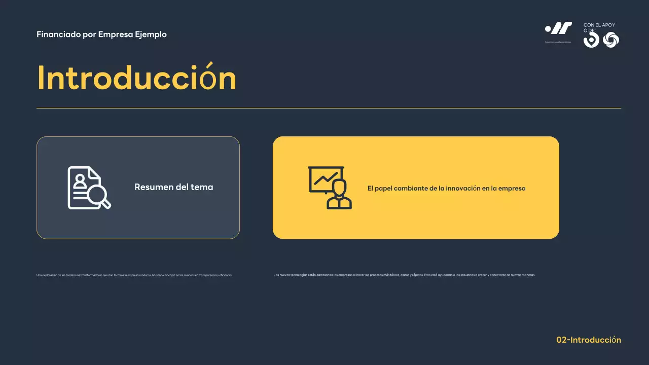 Anuncio de la Conferencia Blue Modern