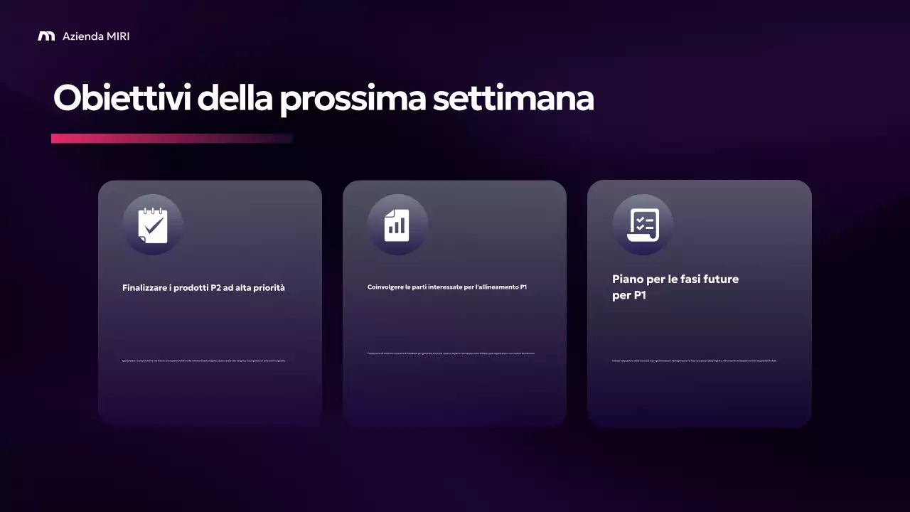 Rapporto di business moderno viola