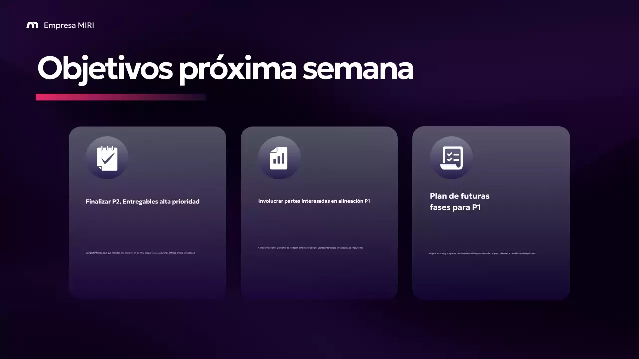 Informe Purple Modern Business