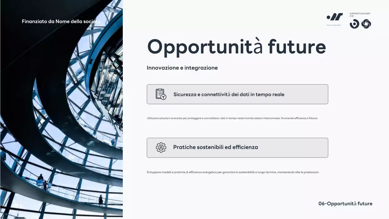 Annuncio della conferenza Blue Modern