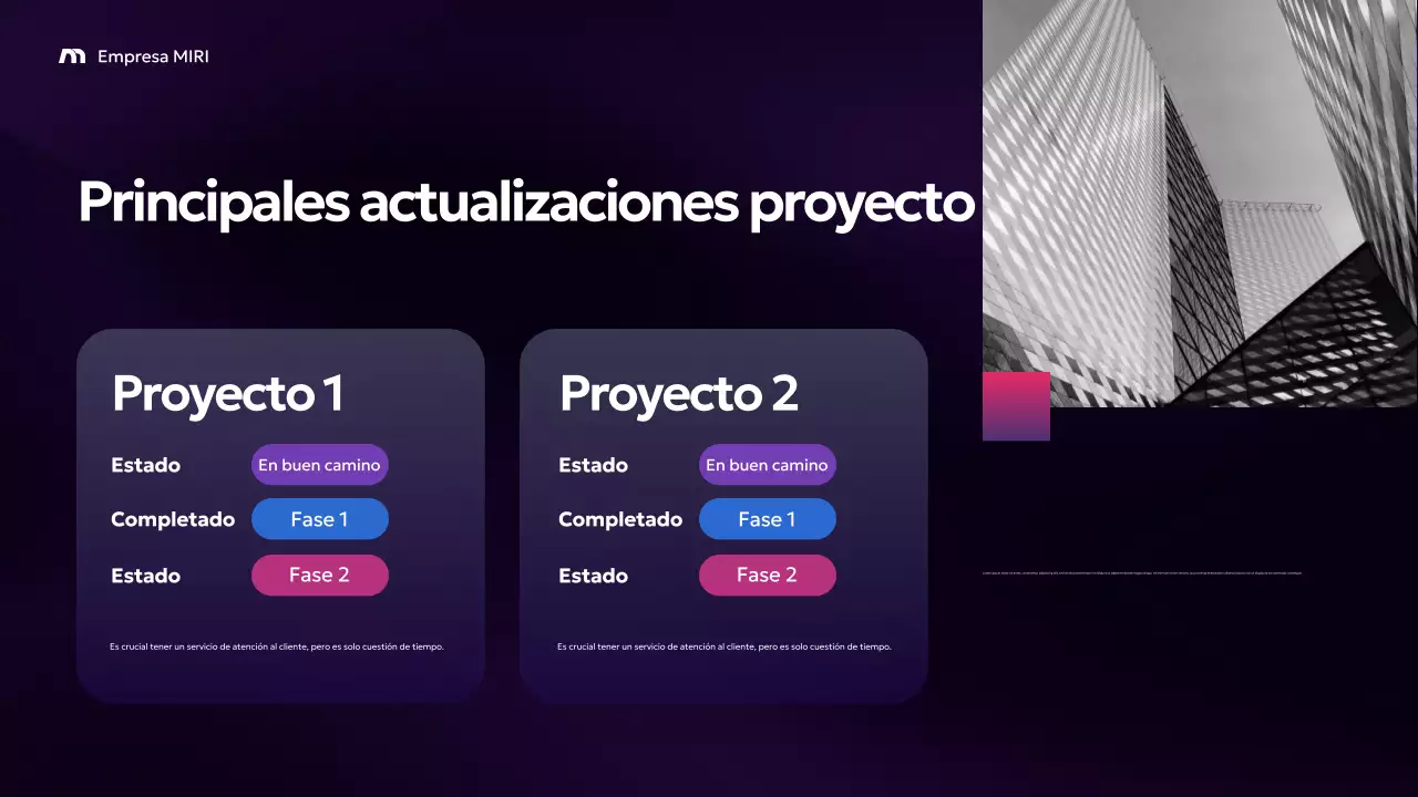 Informe Purple Modern Business