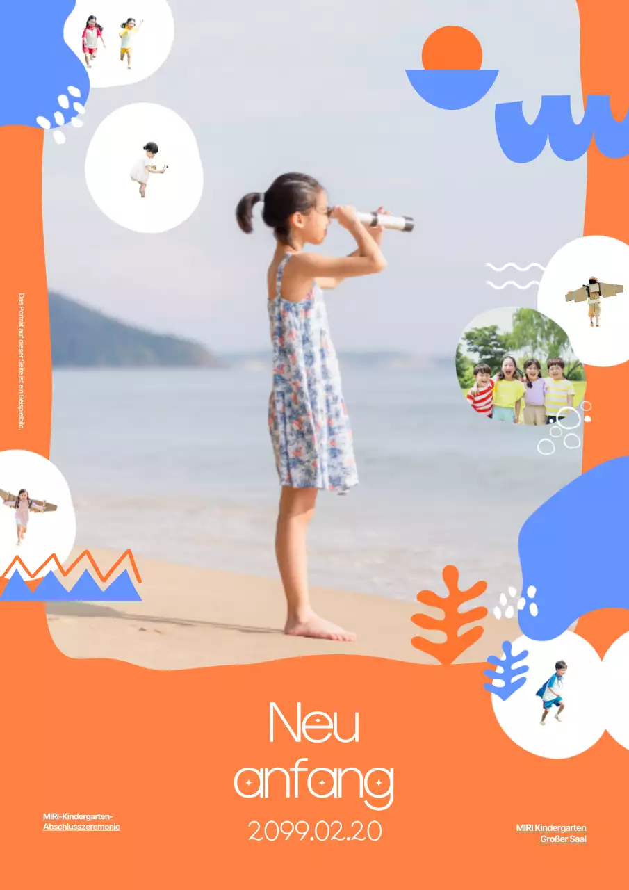 Orange Cosy Vorschulveranstaltung