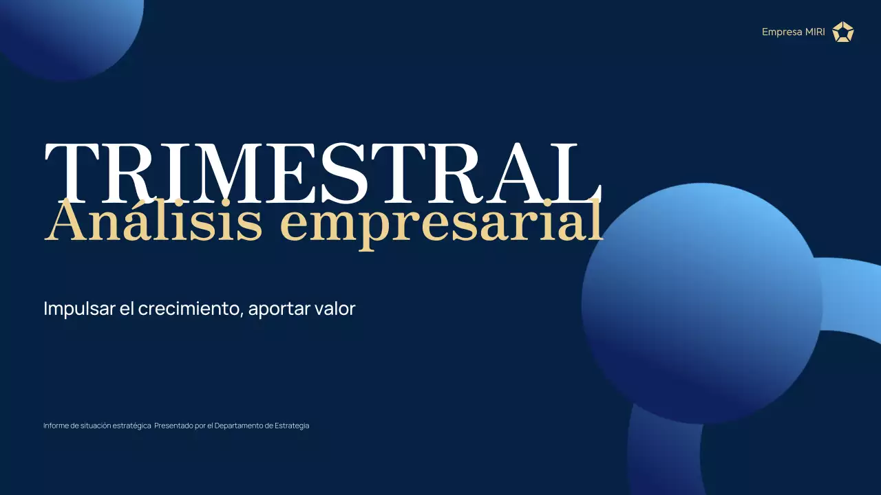 informe de la empresa navy modern