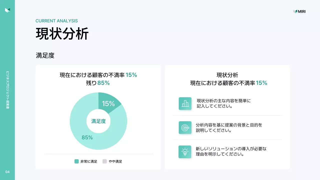 ミント モダン ビジネス 提案書 プレゼンテーション