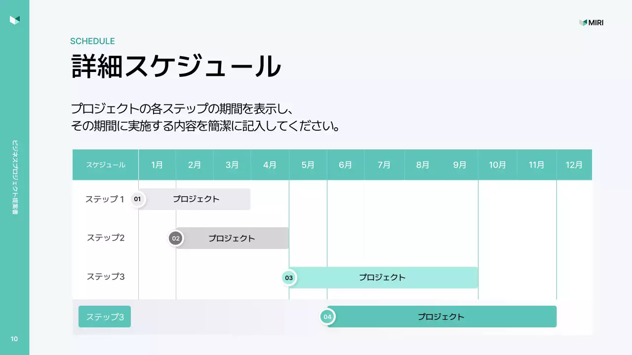 ミント モダン ビジネス 提案書 プレゼンテーション