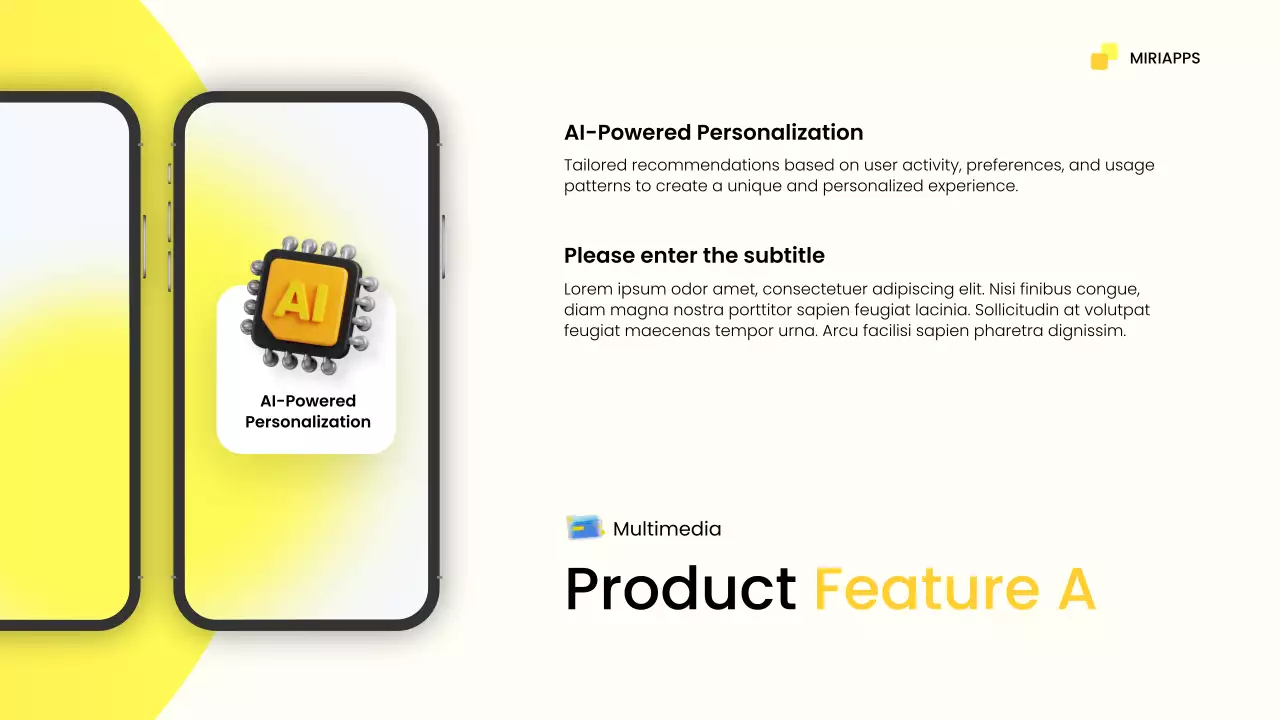 Yellow Modern Mobile Introduction Presentation