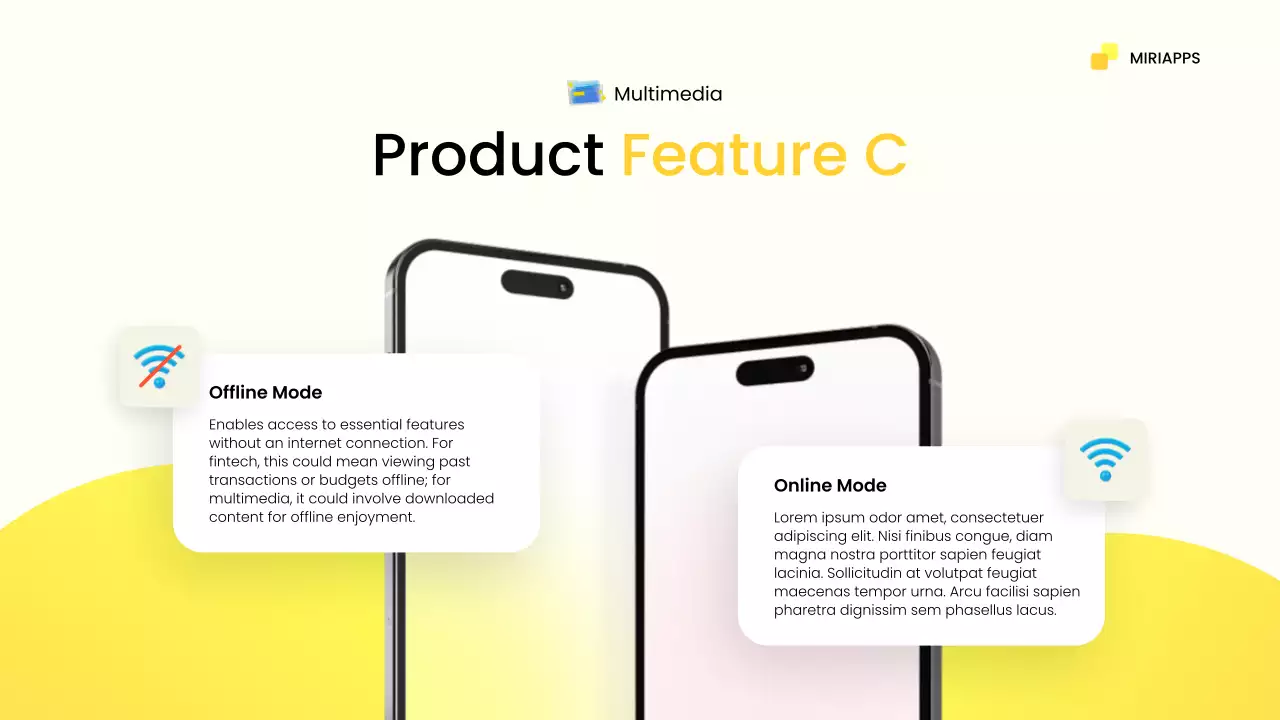 Yellow Modern Mobile Introduction Presentation