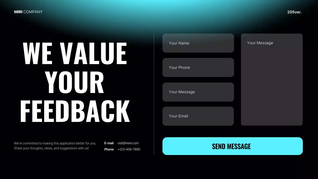 티엘 모던 편집 프로모션 프리젠테이션