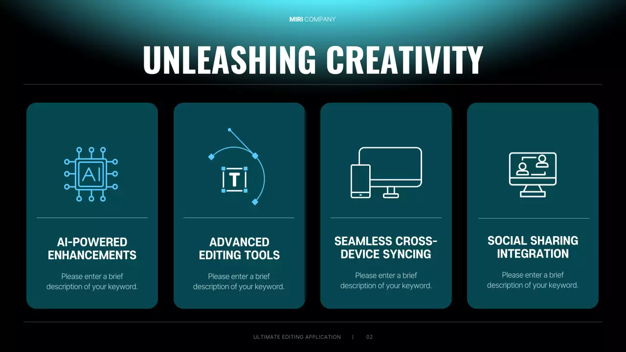 티엘 모던 편집 프로모션 프리젠테이션