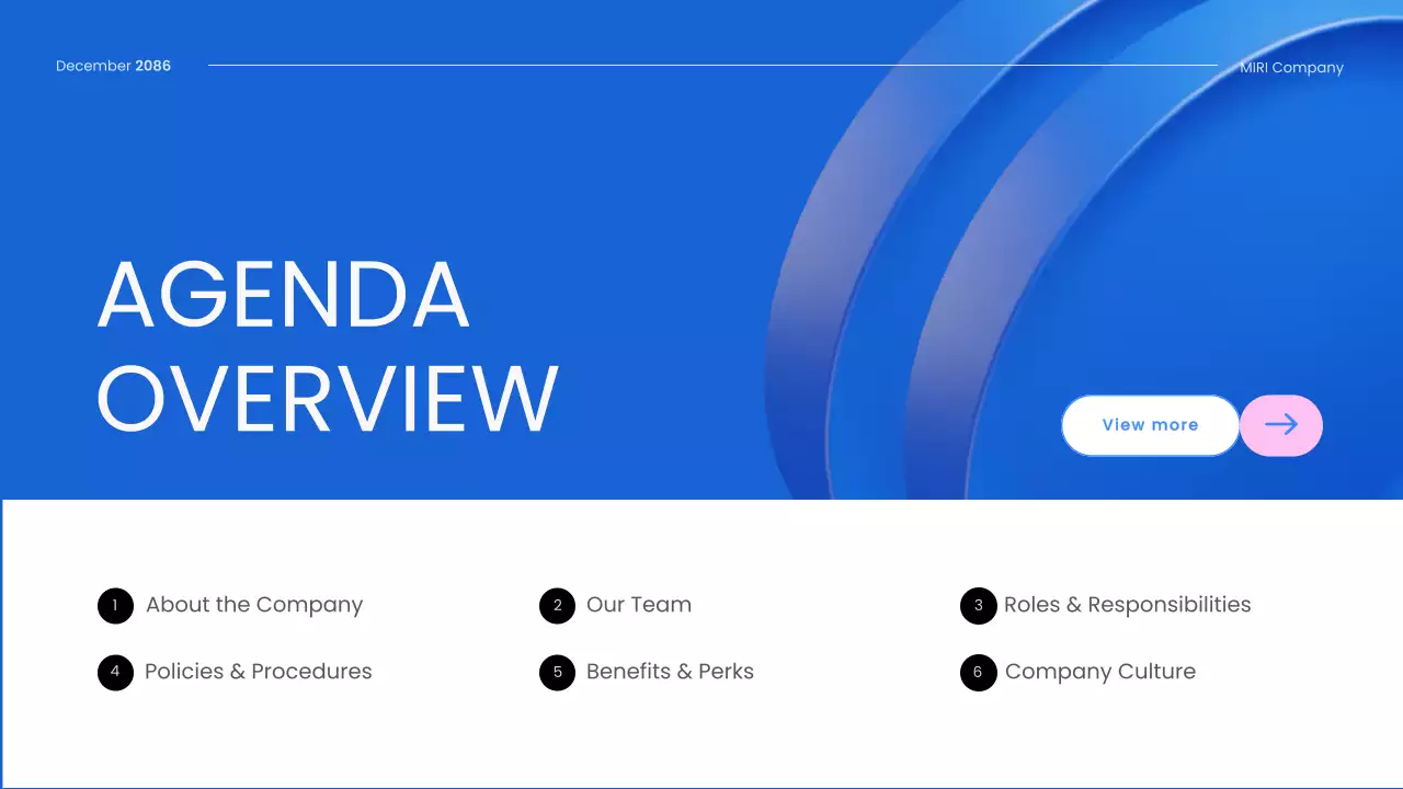 Blue Modern Onboarding Guide Presentation