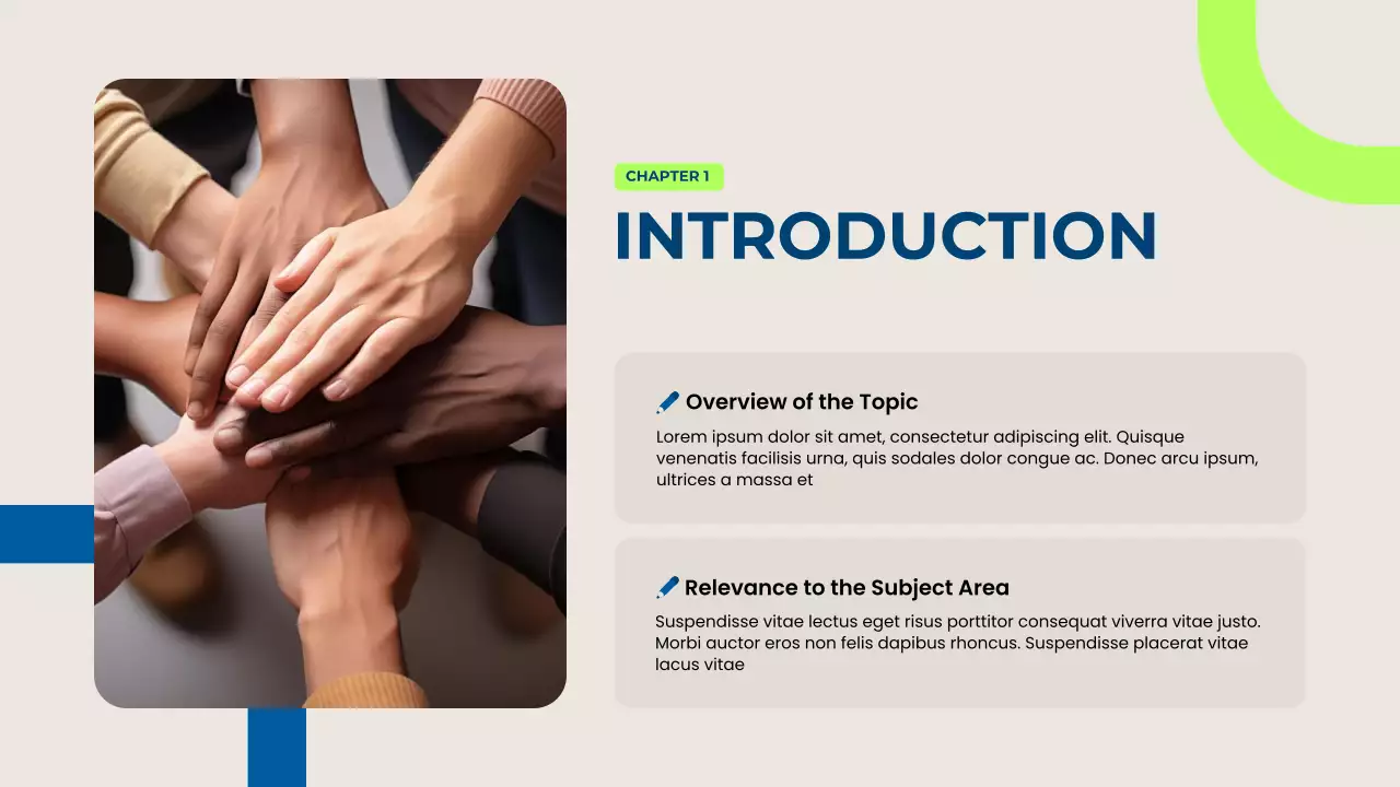 Blue Modern Academic Presentation