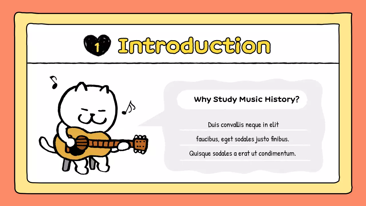 Orange Comic Country Music Guide Presentation