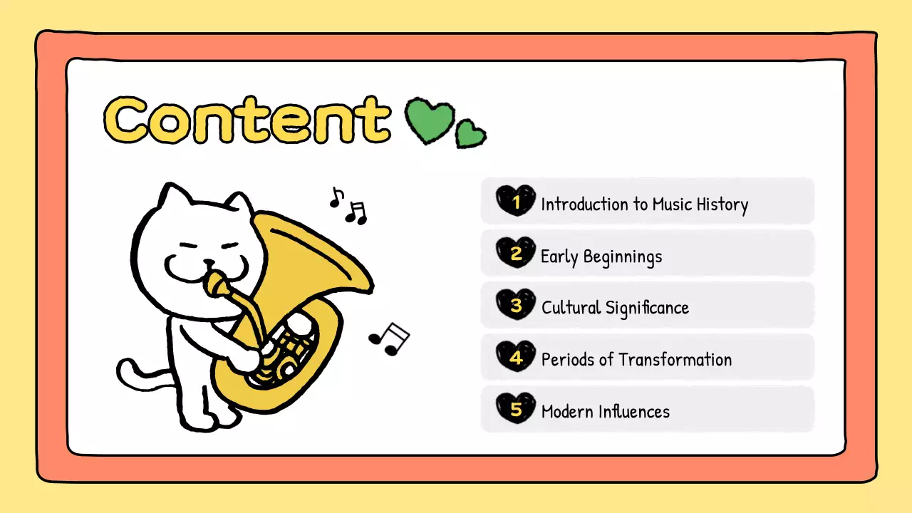 Orange Comic Country Music Guide Presentation