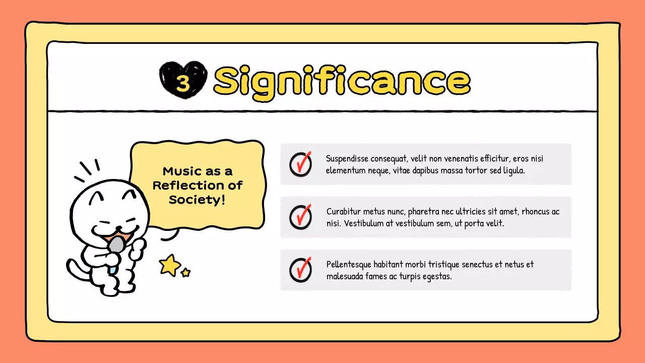 Orange Comic Country Music Guide Presentation