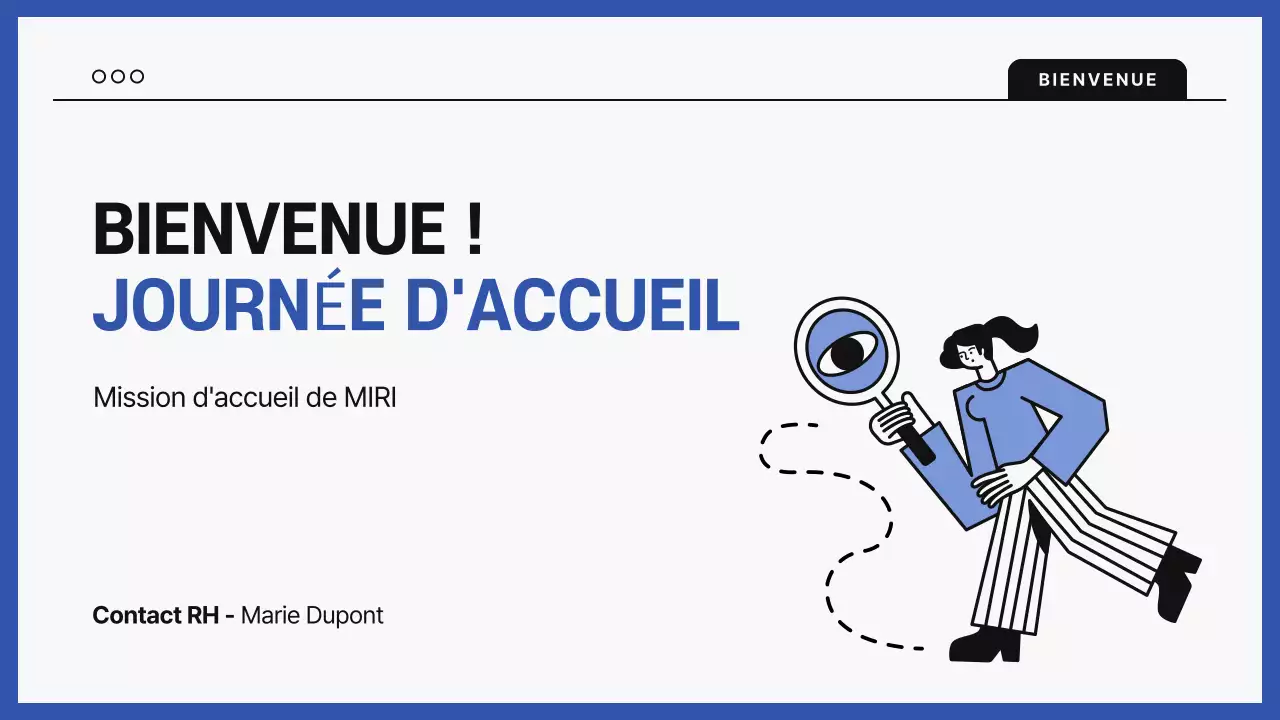 Guide de formation sur le lieu de travail moderne bleu