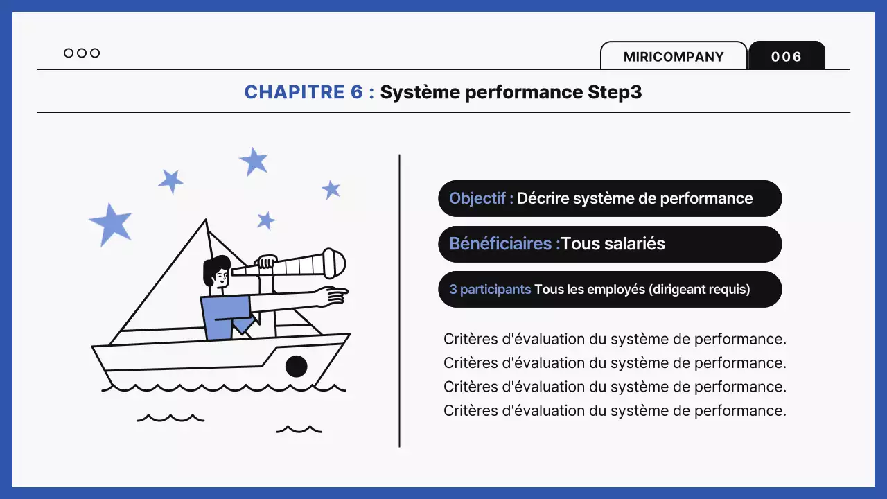 Guide de formation sur le lieu de travail moderne bleu