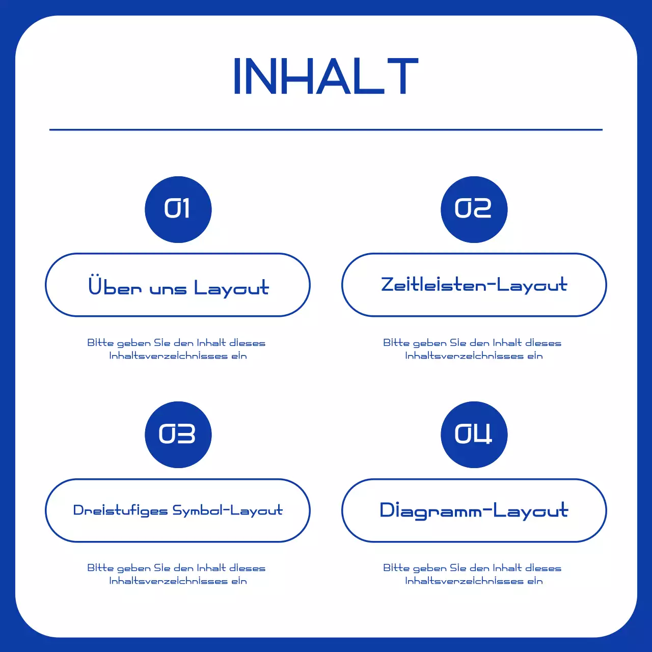 Blue Modern Business Dokumentation