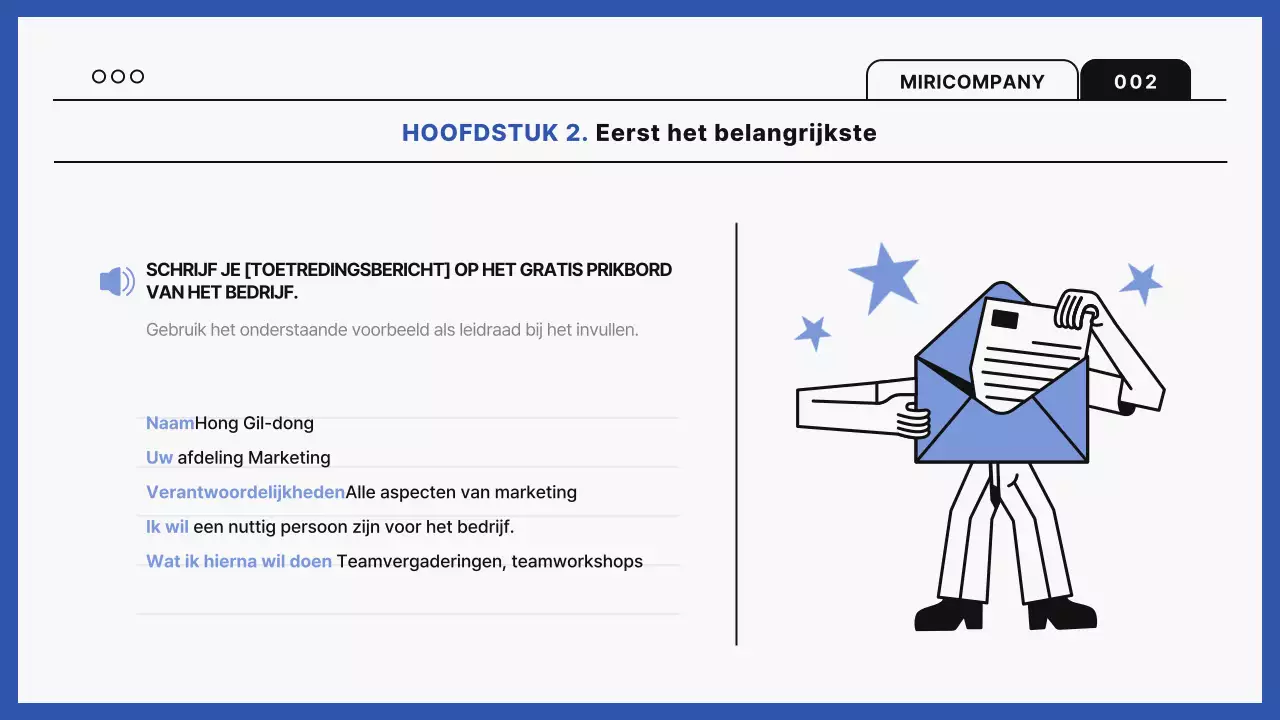 Blauwe trainingsgids voor moderne werkplekken