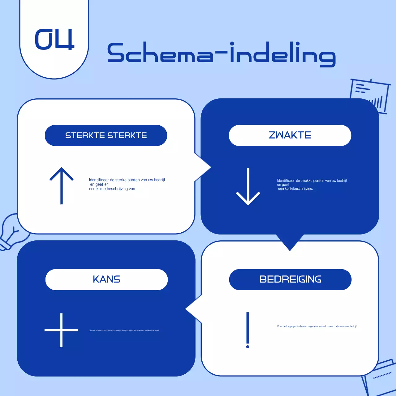 Blauw Modern Zakendocumentatie