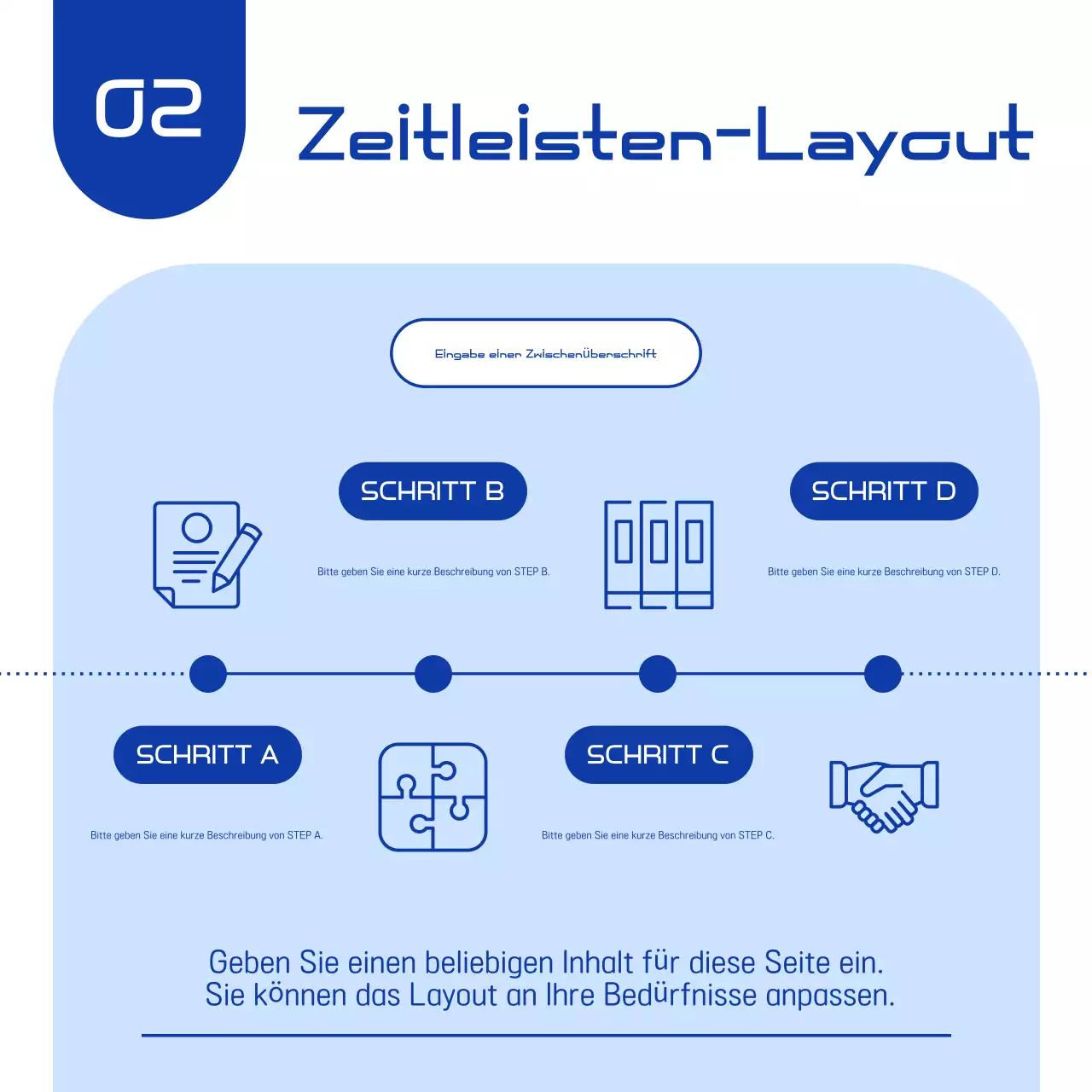 Blue Modern Business Dokumentation