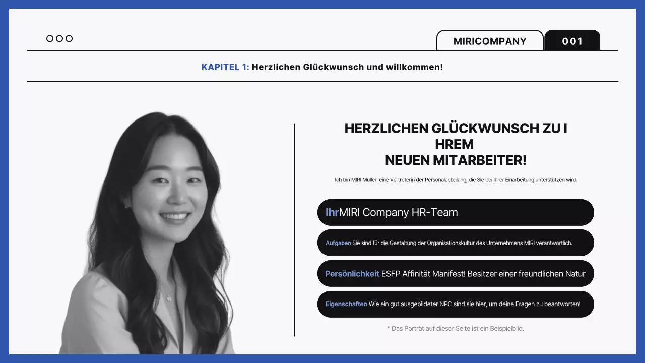 Blue Modern Workplace Schulungsleitfaden