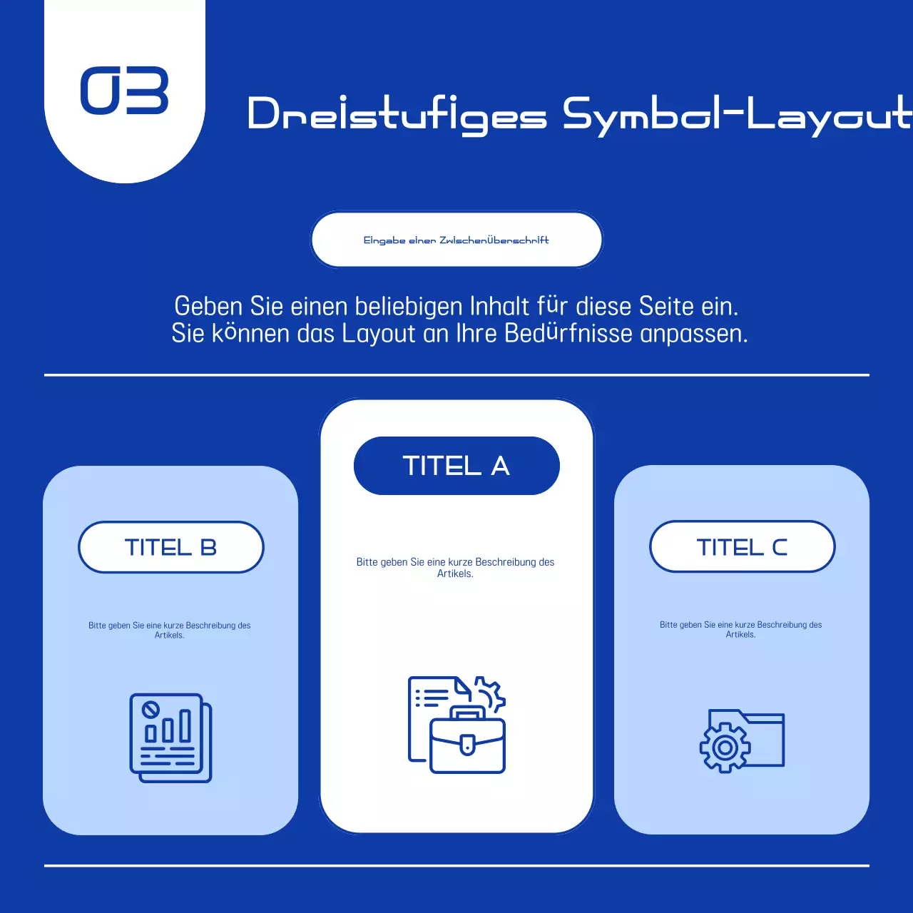 Blue Modern Business Dokumentation