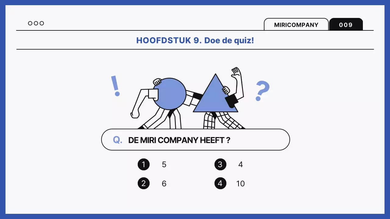 Blauwe trainingsgids voor moderne werkplekken