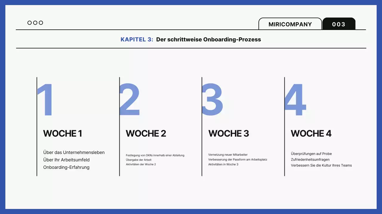 Blue Modern Workplace Schulungsleitfaden