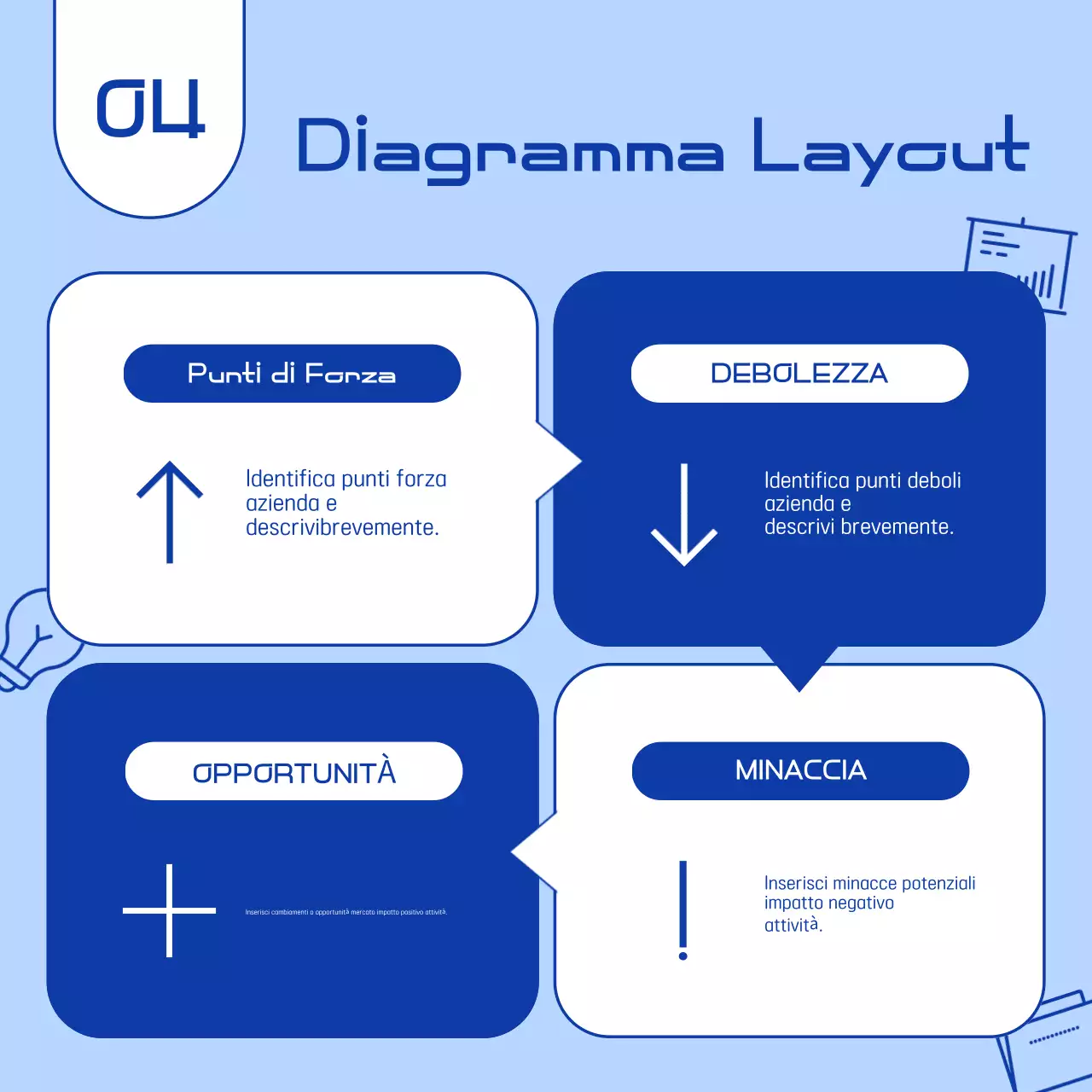 Documentazione aziendale moderna blu
