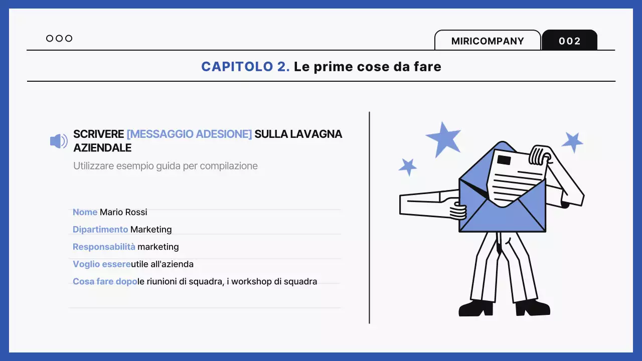 Guida alla formazione sul luogo di lavoro moderno blu