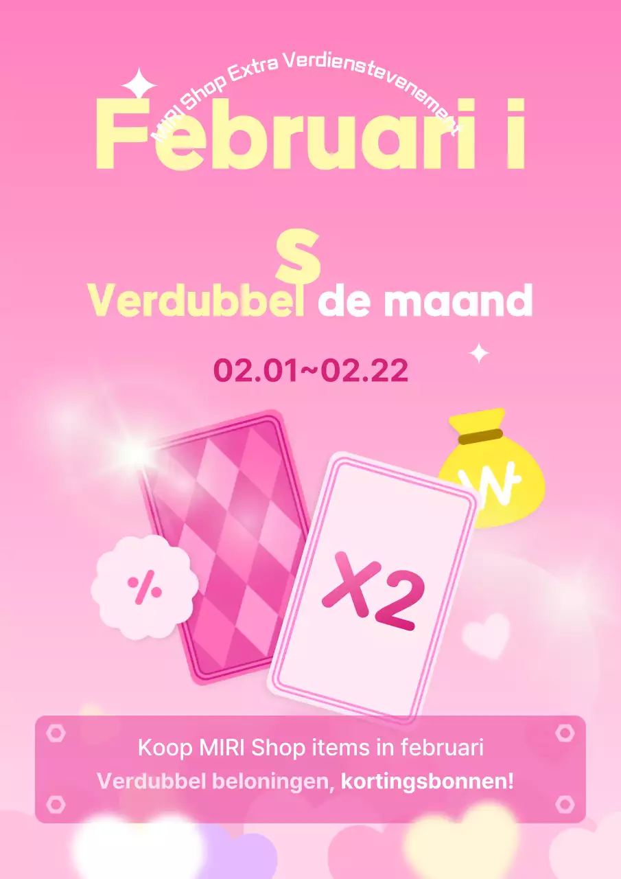 Roze gezellig promotie-evenement