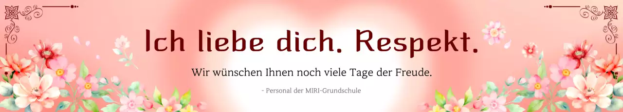 Feiern Sie den Tag der Lehrer in rosa Tradition