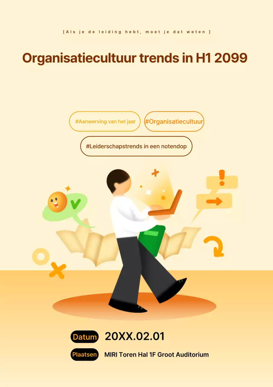 Beschrijving Beige moderne organisatiecultuur