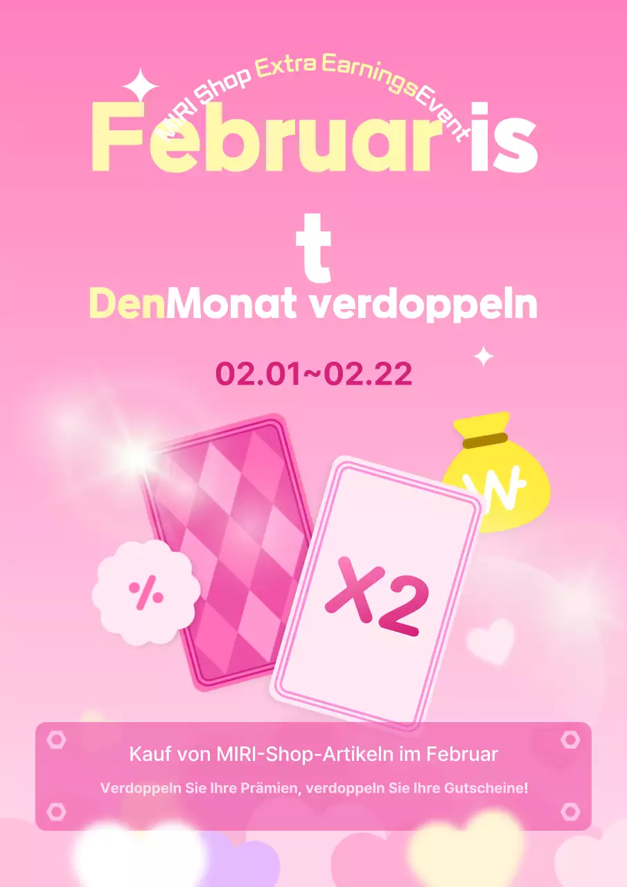 Rosa gemütliche Werbeveranstaltung