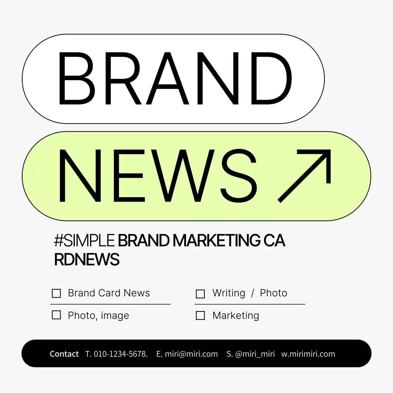 Mint Modern Marketing Newsletter Instagram Carrossel