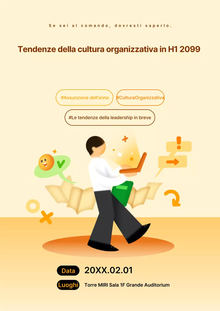 Descrizione della cultura organizzativa moderna Beige