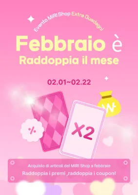 Evento promozionale rosa accogliente
