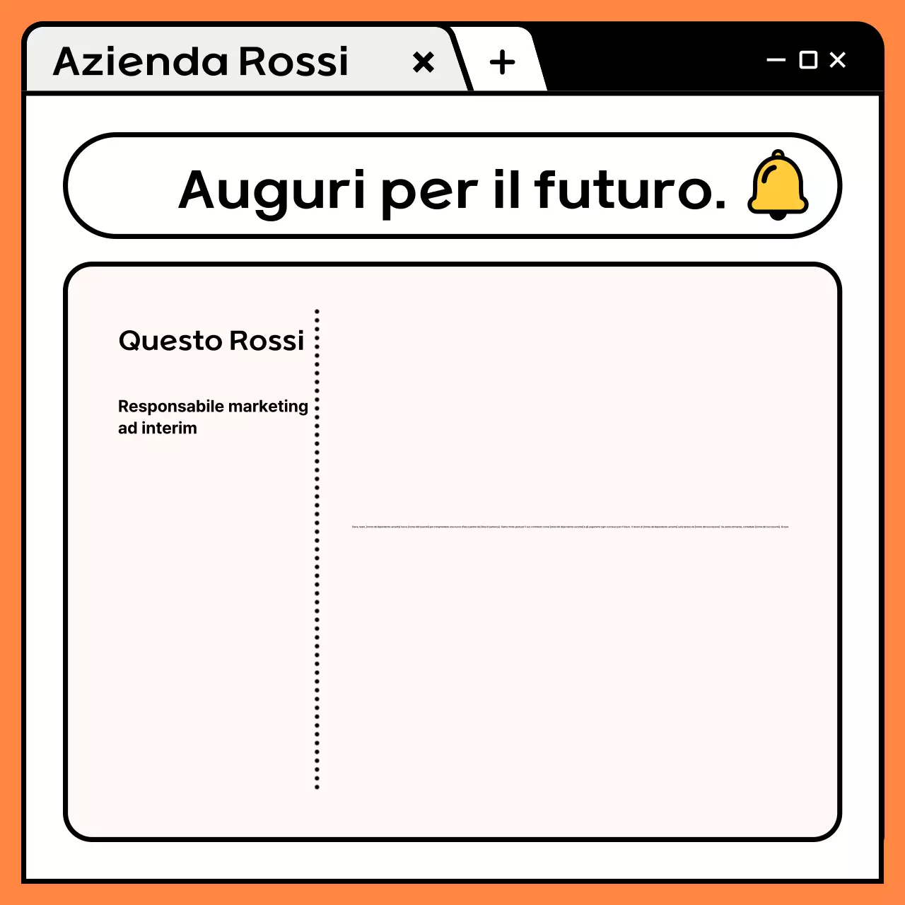 Annunci moderni gialli