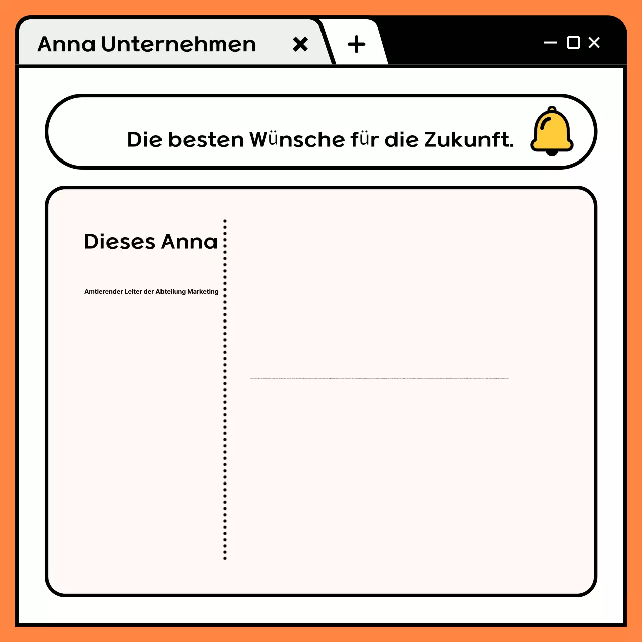 Gelbe moderne Ankündigungen