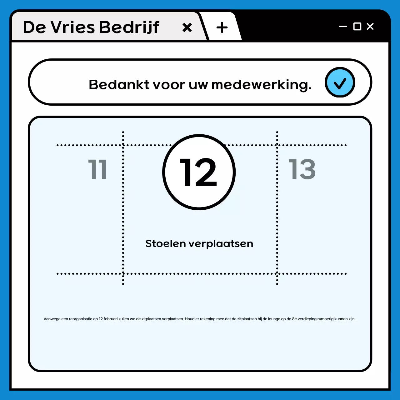 Gele moderne aankondigingen