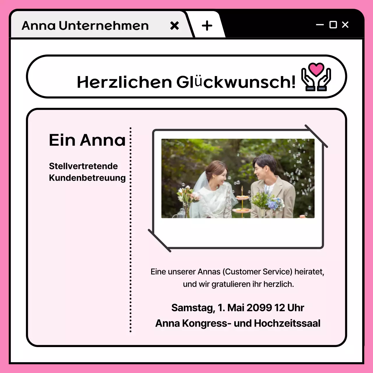 Gelbe moderne Ankündigungen