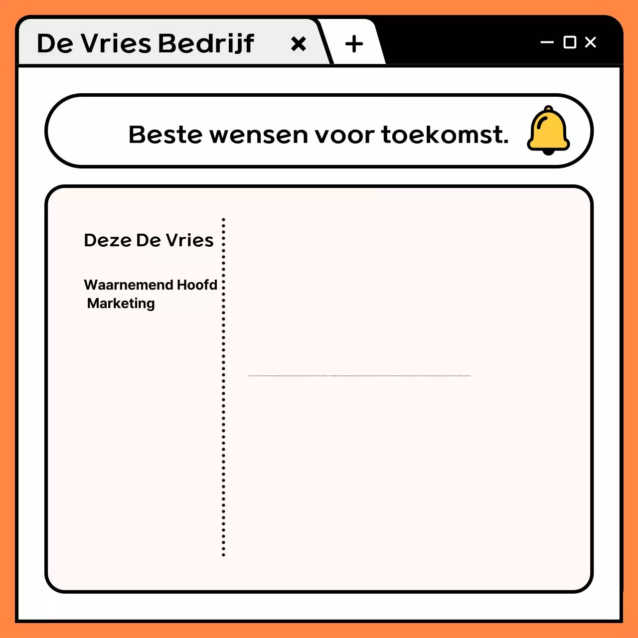 Gele moderne aankondigingen
