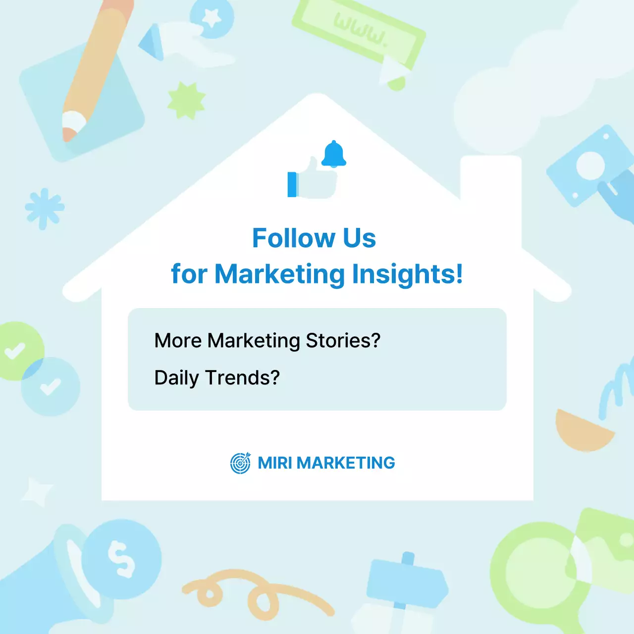 Apresentação de marketing da Blue Trendy Instagram Carousel