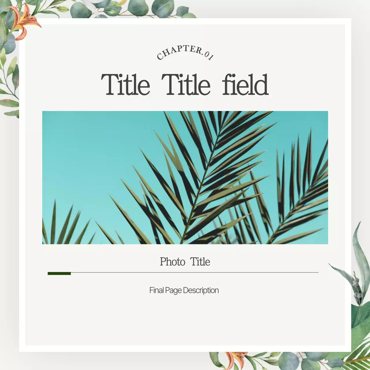 Green Botanical Marketing Plan Instagram Carousel