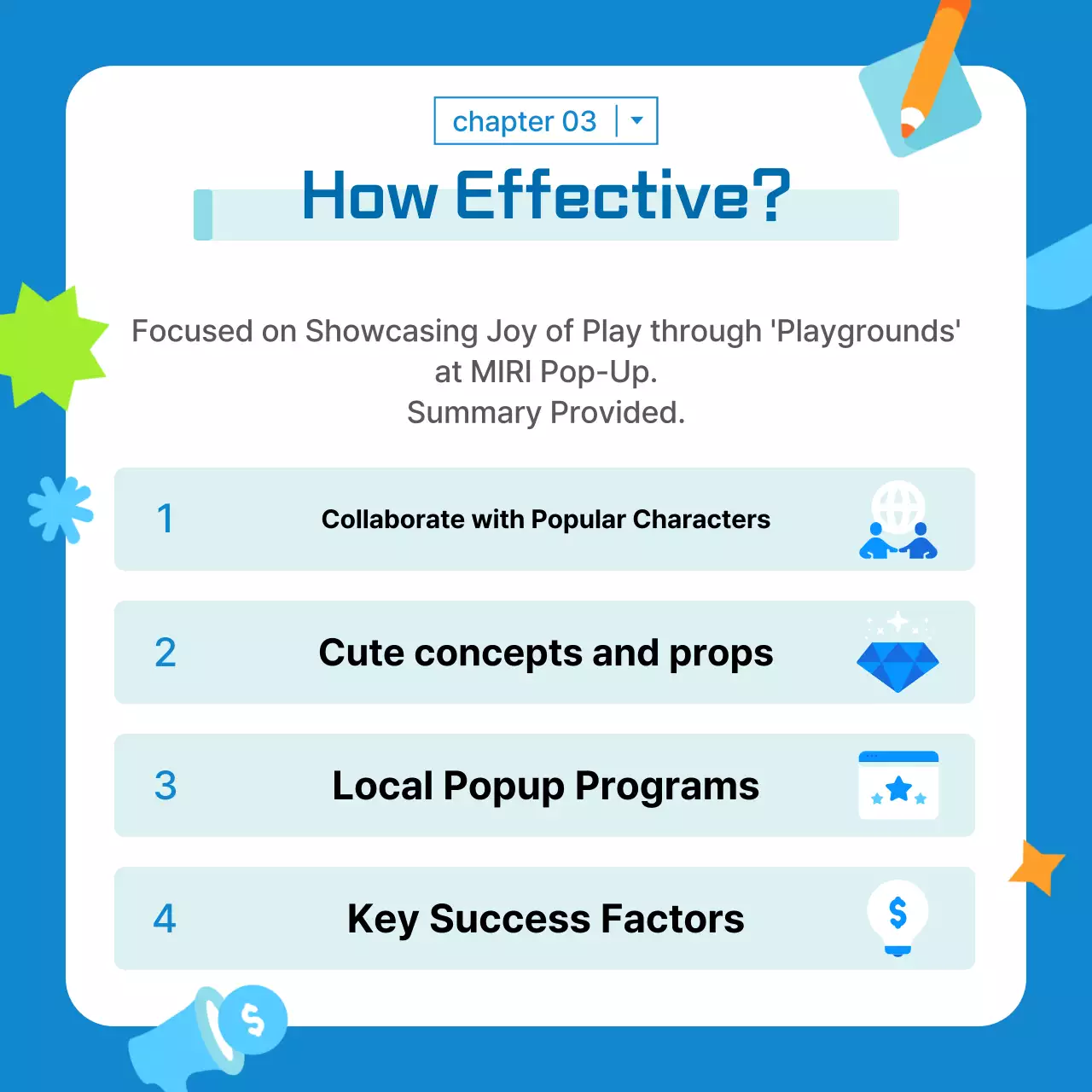 Apresentação de marketing da Blue Trendy Instagram Carousel