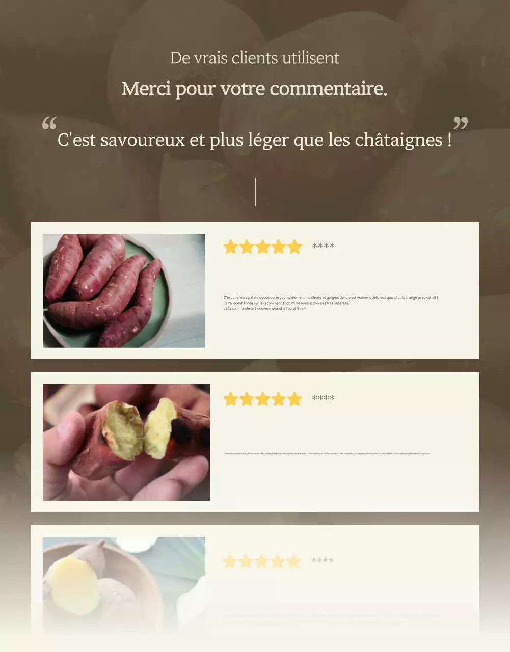 Ivory Khaki Neat Sweet Potato Produce Promotions