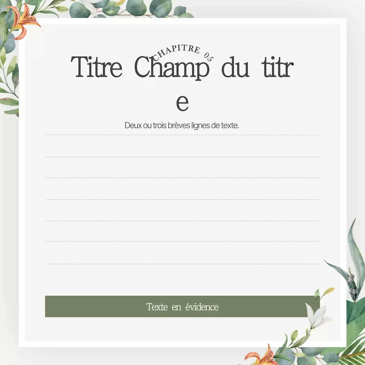 Promouvoir votre marque avec une simple couleur verte