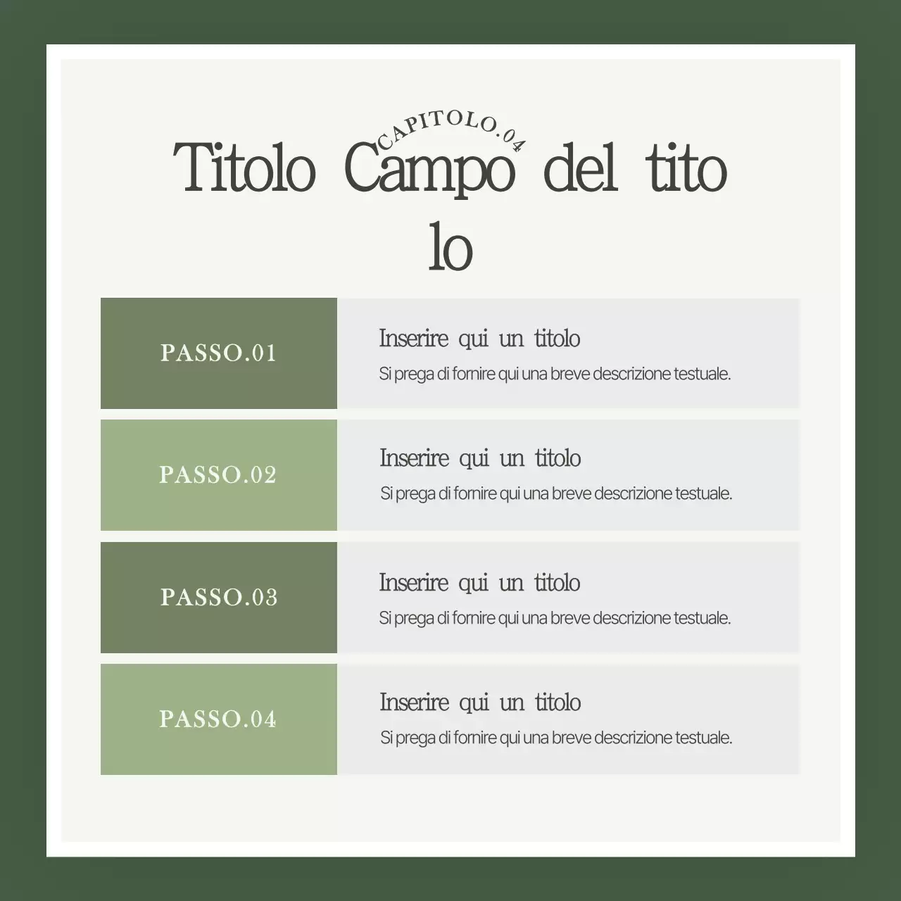 Promuovete il vostro marchio con un semplice colore verde